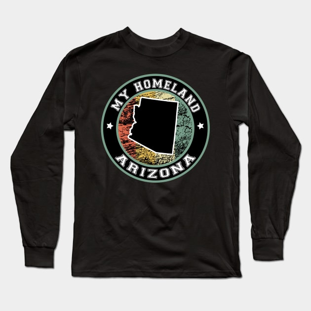 Homeland Arizona state USA vintage Long Sleeve T-Shirt by LiquidLine